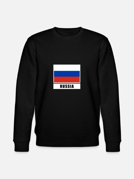 Russie drapeau russe drapeau - Sweat bio CHANGER Stanley/Stella Unisexe - noir