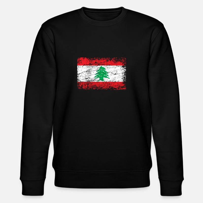 Drapeau libanais drapeau drapeau - Sweat bio CHANGER Stanley/Stella Unisexe - noir