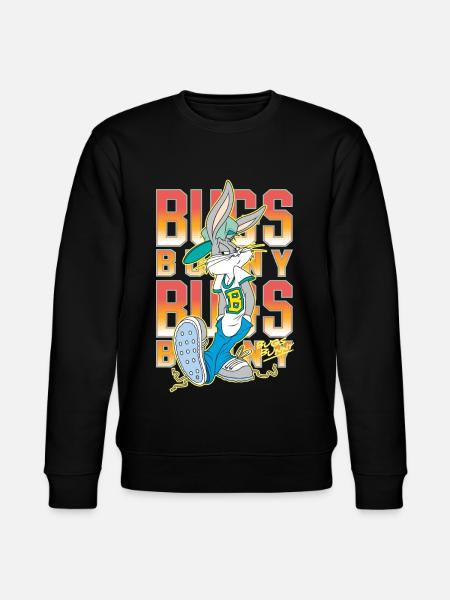 Looney Tunes Bugs Bunny Hiphop - Stanley/Stella CHANGER Unisex Organic Sweatshirt - black