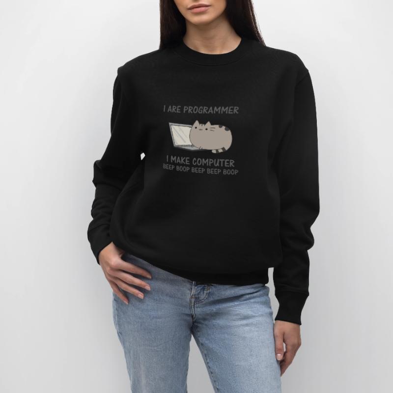 Programierer lustige Katze Computer Nerd Stanley/Stella CHANGER Unisex Organic Sweatshirt