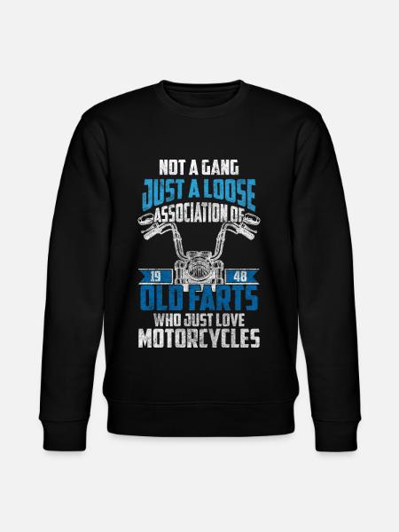 Motorcycle Chopper Husqvarna Motocross - Stanley/Stella CHANGER Unisex Organic Sweatshirt - black