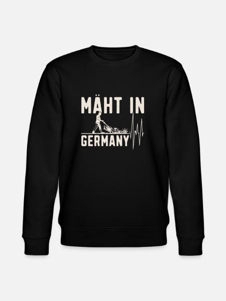 Mäht in Germany - Gartenarbeit - Stanley/Stella Unisex Bio-Sweatshirt CHANGER - Schwarz