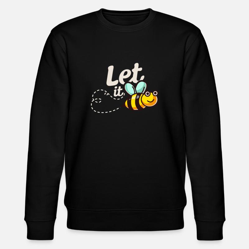 Let it BEE - Bienen - Stanley/Stella Unisex Bio-Sweatshirt CHANGER - Schwarz