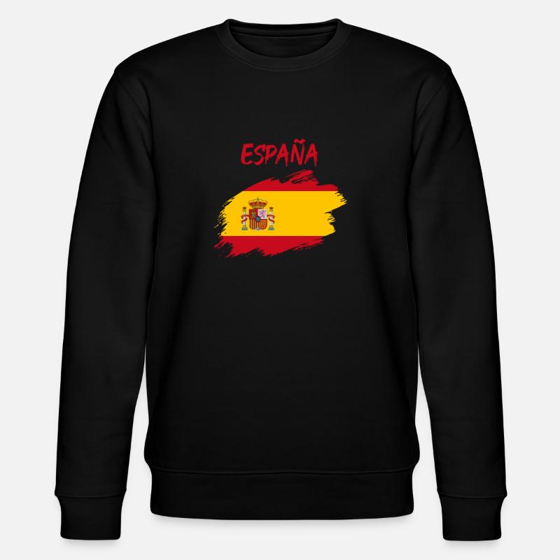 Espagne Drapeau espagnol Championnat d'Europe - Sweat bio CHANGER Stanley/Stella Unisexe - noir