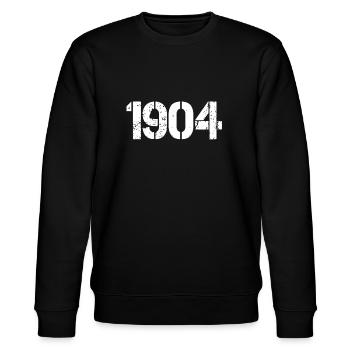 Schalke - Stanley/Stella Unisex Bio-Sweatshirt CHANGER  - Schwarz - Vorne - Nik (191cm) & Marisol (170cm)