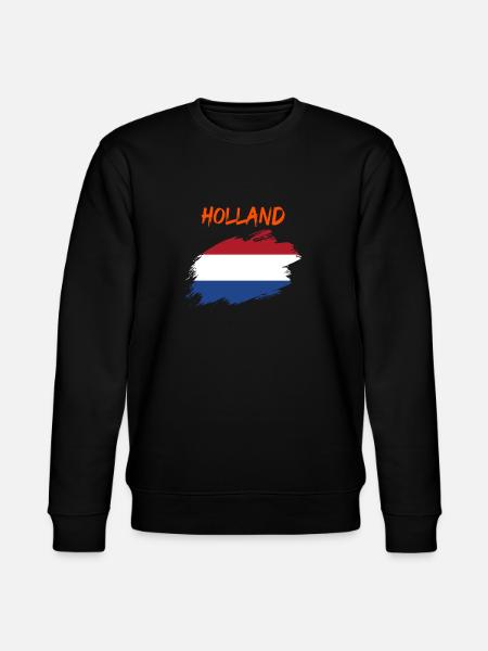 Holland Netherlands Flag Flag - Stanley/Stella CHANGER Unisex Organic Sweatshirt - black