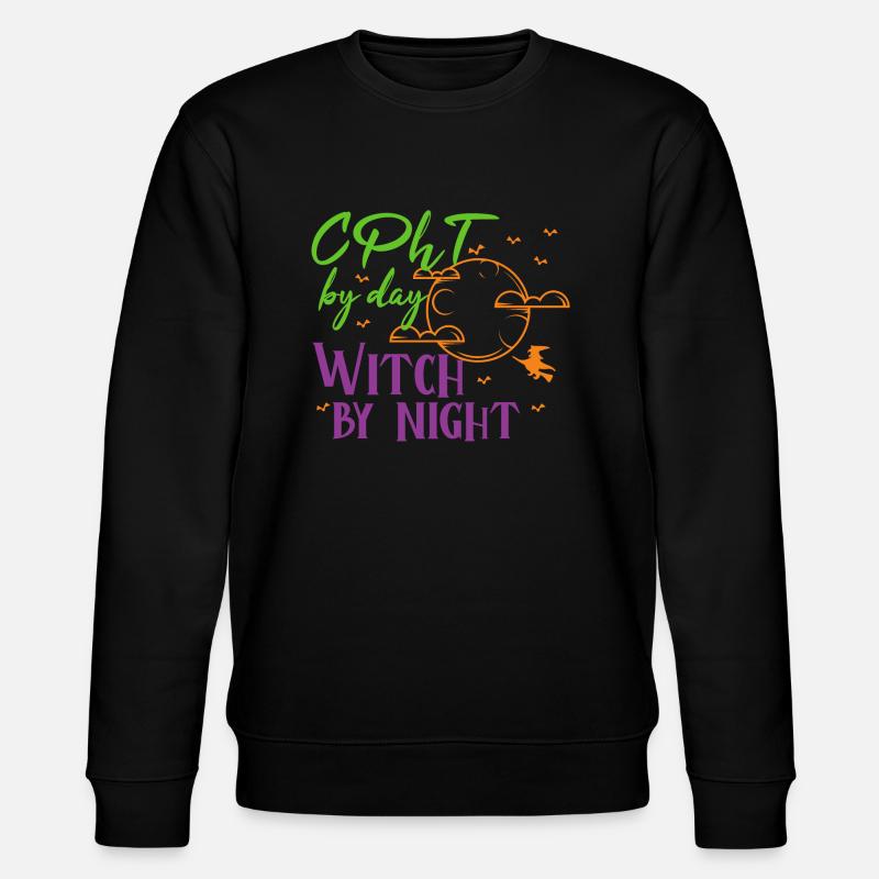 CPhT Halloween | Witch by night - Stanley/Stella CHANGER Unisex Organic Sweatshirt - black