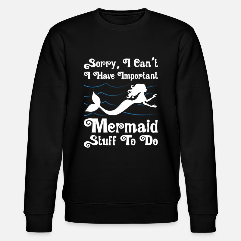 Stuff To Do Mermaid - Stanley/Stella CHANGER Unisex Organic Sweatshirt - black