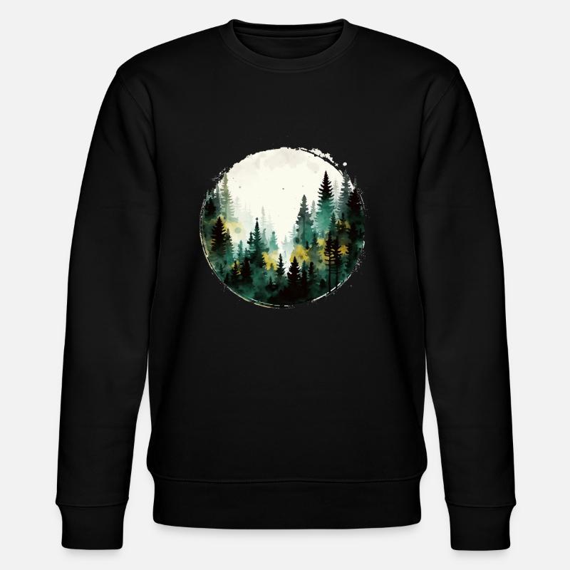 Forest - Stanley/Stella CHANGER Unisex Organic Sweatshirt - black