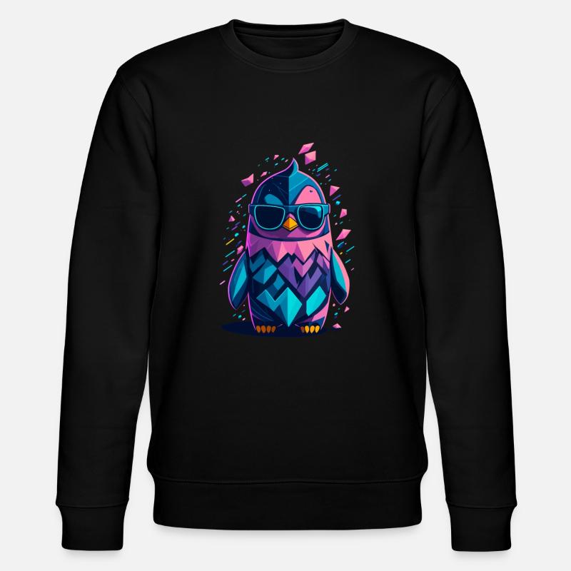 Pingouin cool mignon - Sweat bio CHANGER Stanley/Stella Unisexe - noir