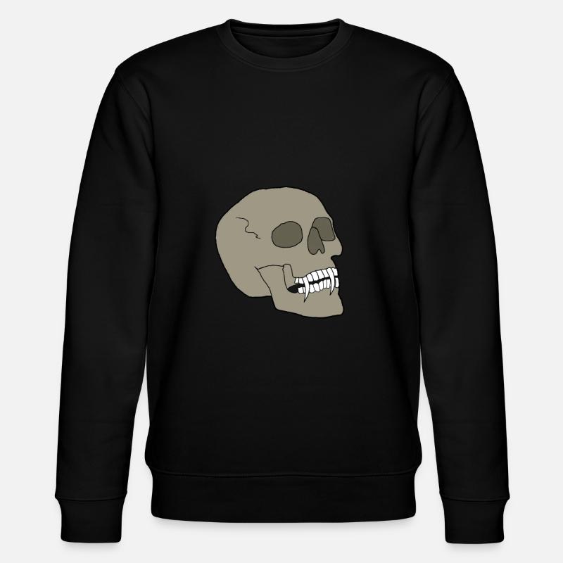 Tête de mort - Sweat bio CHANGER Stanley/Stella Unisexe - noir