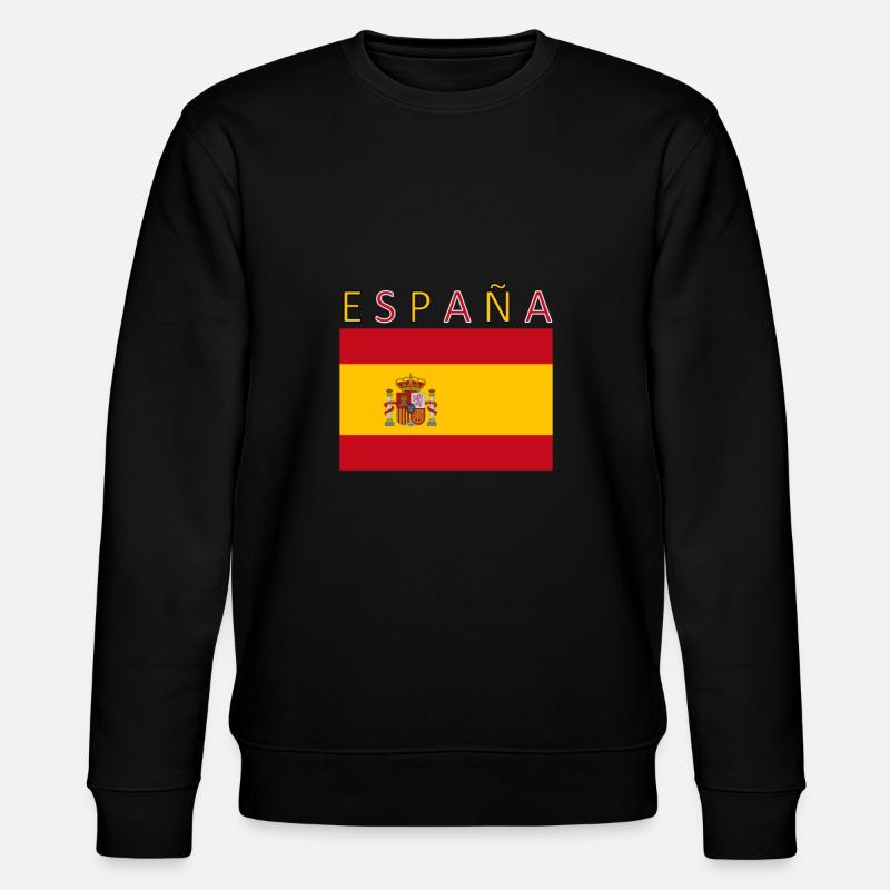 Espana Spain Espagne Drapeau - Sweat bio CHANGER Stanley/Stella Unisexe - noir