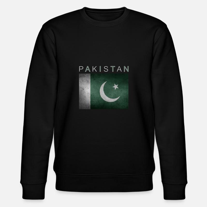 Pakistan Flagge - Stanley/Stella Unisex Bio-Sweatshirt CHANGER  - Schwarz