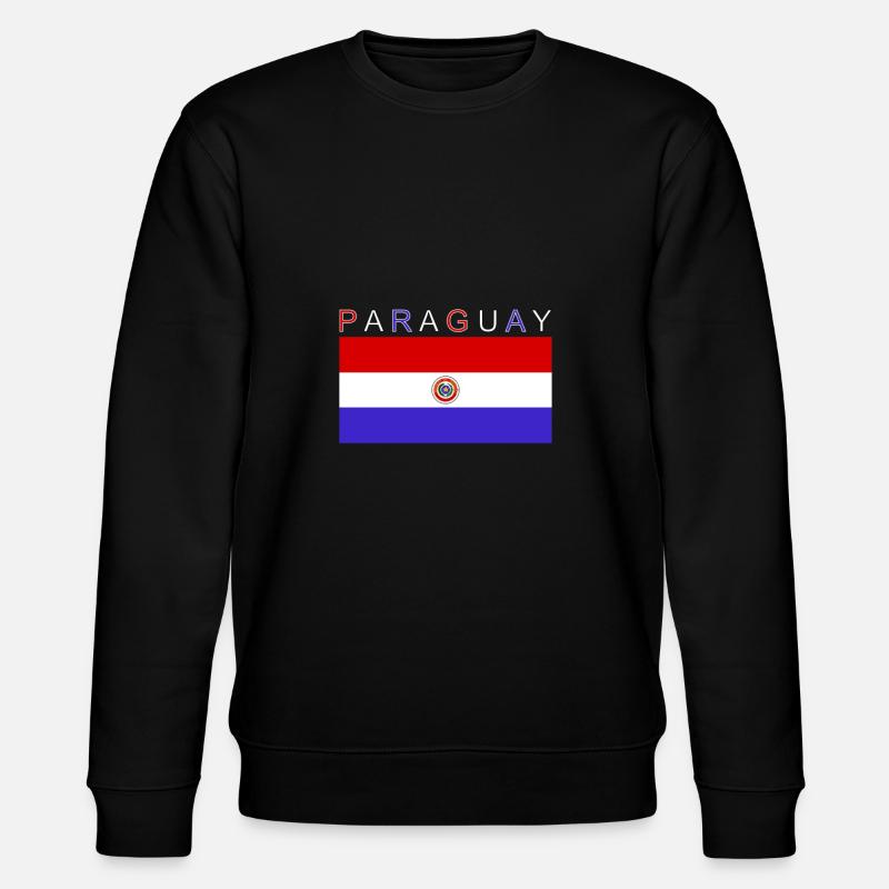 Drapeau du Paraguay - Sweat bio CHANGER Stanley/Stella Unisexe - noir