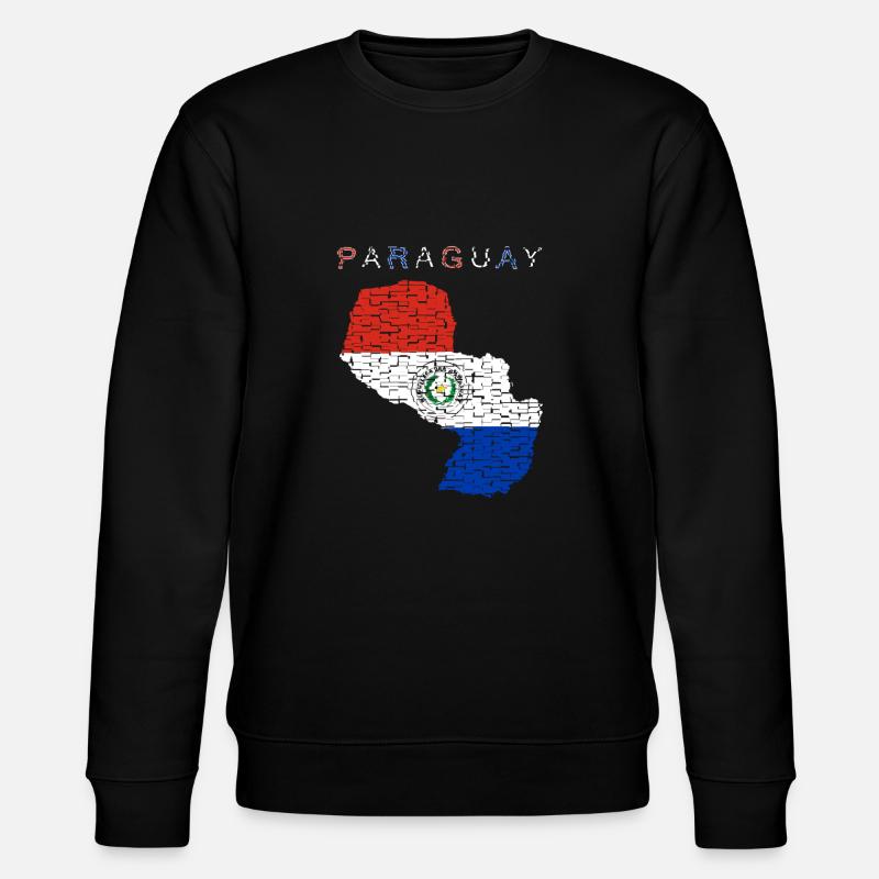 Carte du Paraguay Drapeau - Sweat bio CHANGER Stanley/Stella Unisexe - noir