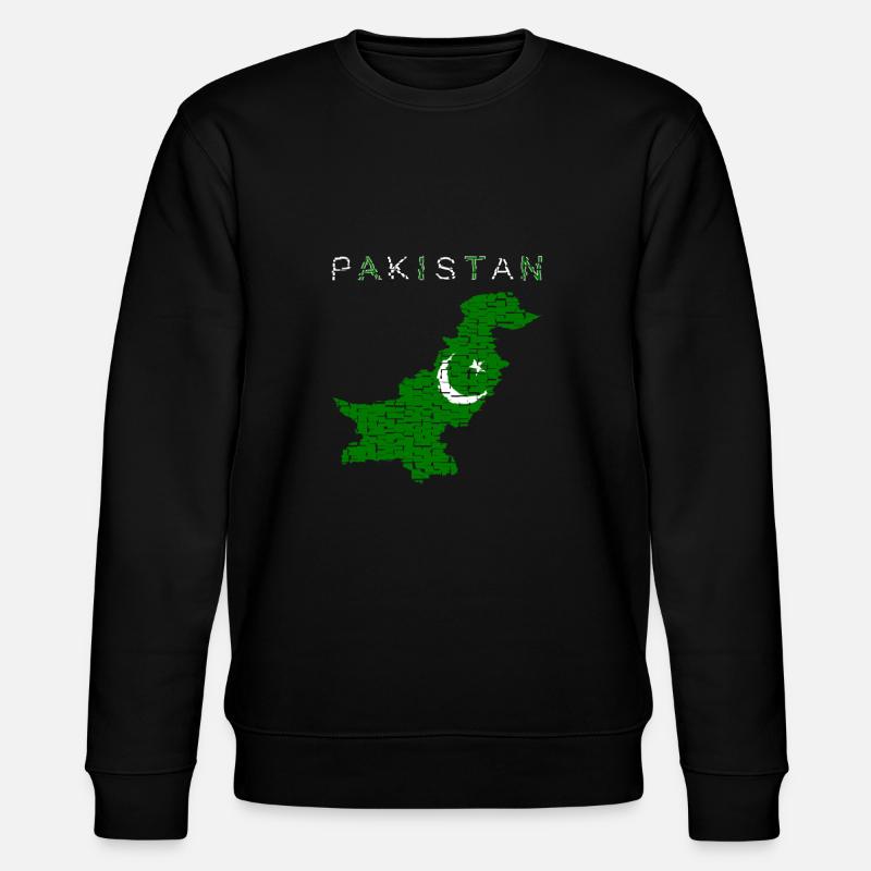 Carte du Pakistan Drapeau - Sweat bio CHANGER Stanley/Stella Unisexe - noir
