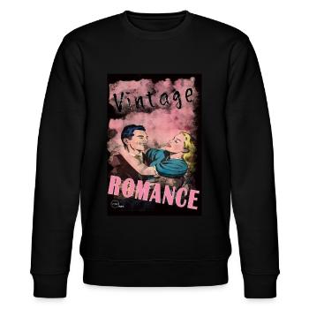 VINTAGE ROMANCE 2 BIS von Yume Origins - Stanley/Stella Unisex Bio-Sweatshirt CHANGER  - Schwarz - Vorne - Nik (191cm) & Marisol (170cm)
