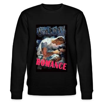 VINTAGE ROMANCE 1 von Yume Origins - Stanley/Stella Unisex Bio-Sweatshirt CHANGER  - Schwarz - Vorne - Nik (191cm) & Marisol (170cm)
