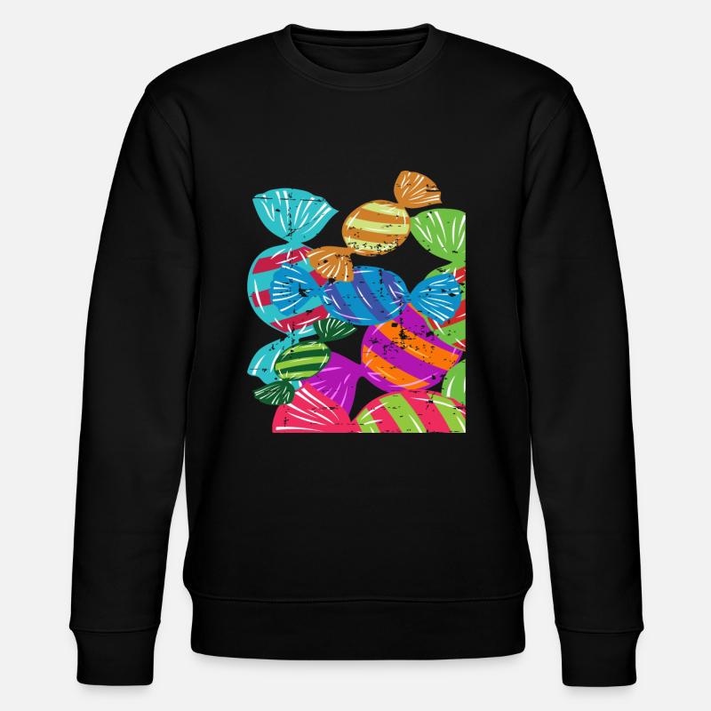 Bonbons - Stanley/Stella Unisex Bio-Sweatshirt CHANGER  - Schwarz