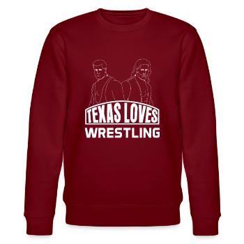 Conception de lutte au Texas pour les fiers fans du Texas - Sweat bio CHANGER Stanley/Stella Unisexe - bordeaux - Devant - Nik (191cm) & Marisol (170cm)