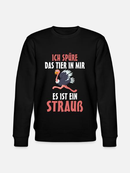 Strauß - Stanley/Stella Unisex Bio-Sweatshirt CHANGER - Schwarz