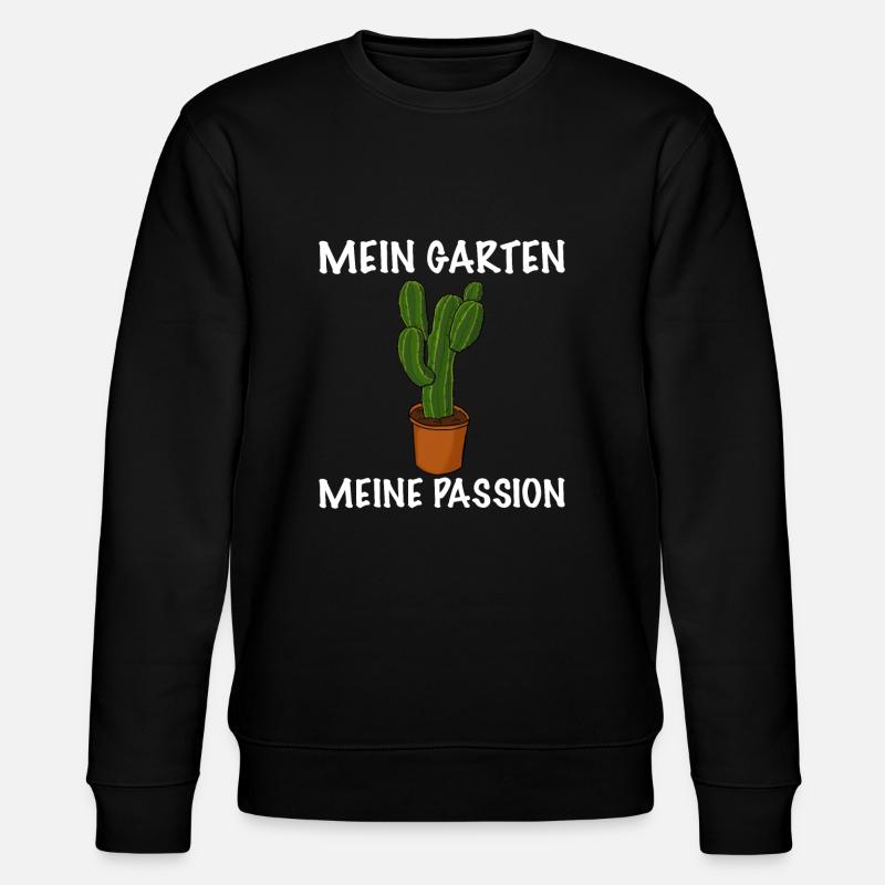 Gärtner Passion - Stanley/Stella Unisex Bio-Sweatshirt CHANGER  - Schwarz