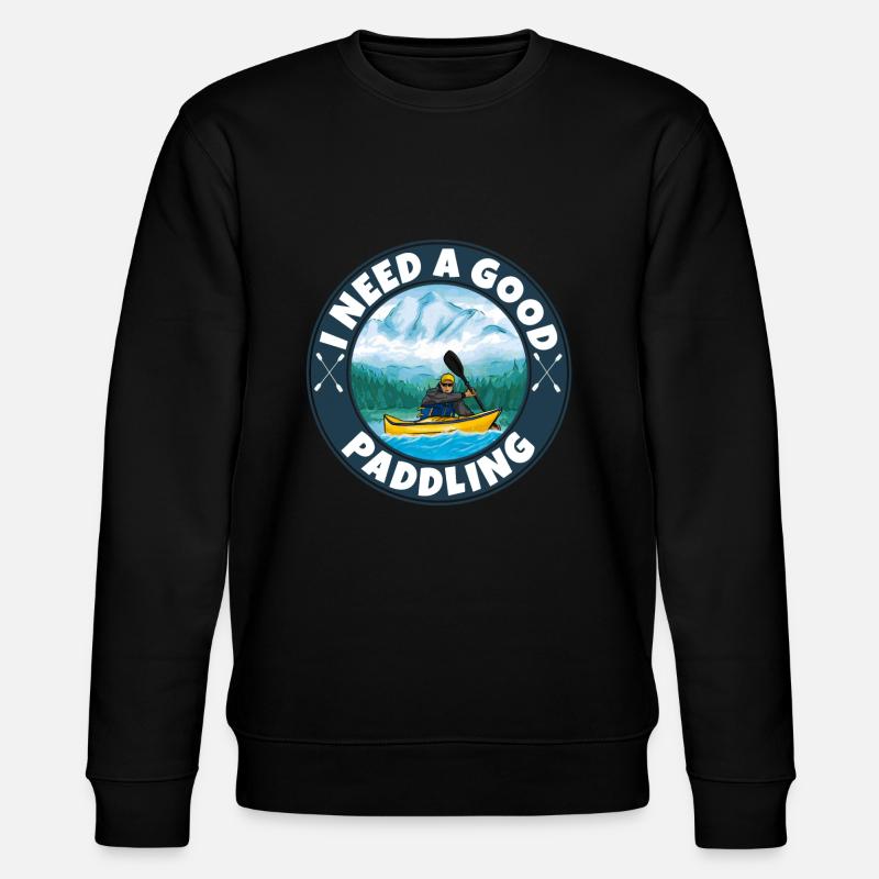 Kayaking - Stanley/Stella CHANGER Unisex Organic Sweatshirt - black
