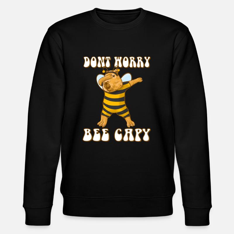 Capybara be Capy - Sweat bio CHANGER Stanley/Stella Unisexe - noir