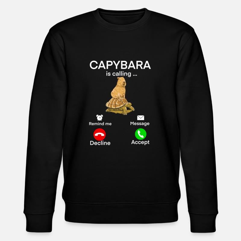Capybara - Stanley/Stella CHANGER Unisex Organic Sweatshirt - black