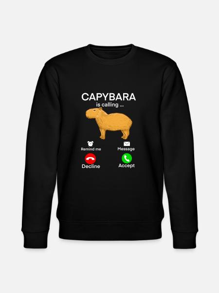Capybara - Stanley/Stella CHANGER Unisex Organic Sweatshirt - black