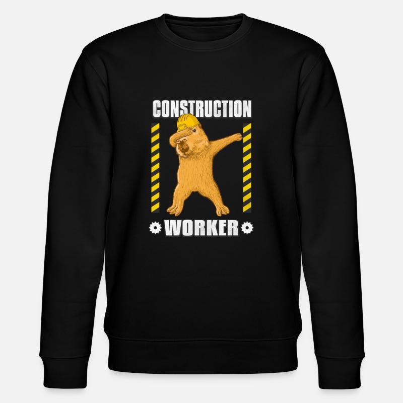 Chantier de construction - Sweat bio CHANGER Stanley/Stella Unisexe - noir