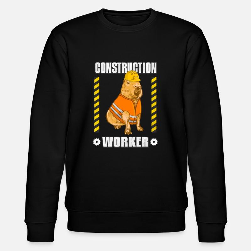 Chantier de construction - Sweat bio CHANGER Stanley/Stella Unisexe - noir