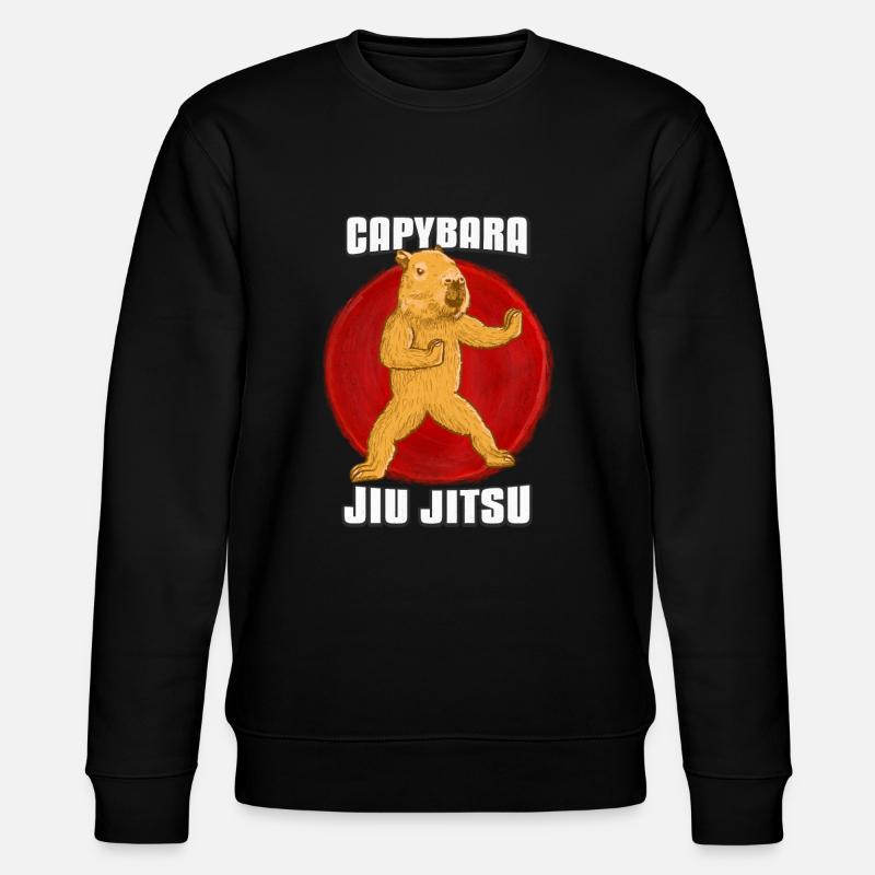 Capybara Jiu- Jitsu - Sweat bio CHANGER Stanley/Stella Unisexe - noir