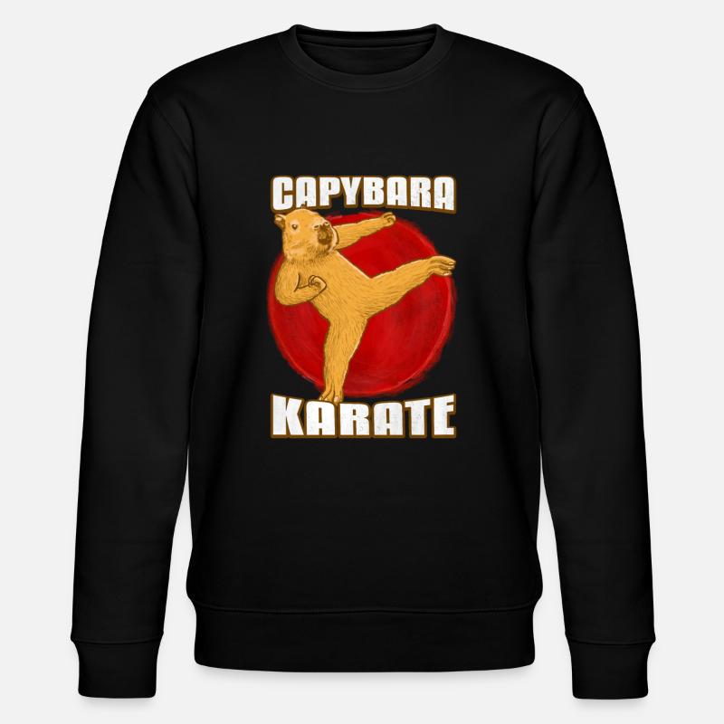 Karaté Capybara - Sweat bio CHANGER Stanley/Stella Unisexe - noir