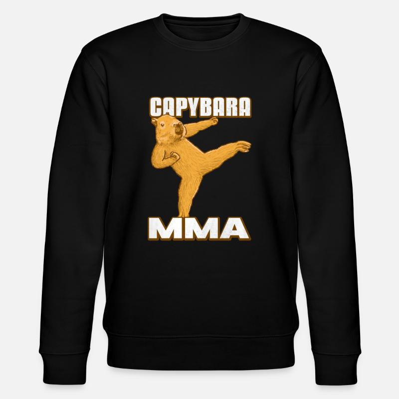 Capybara MMA - Stanley/Stella Unisex Bio-Sweatshirt CHANGER - Schwarz