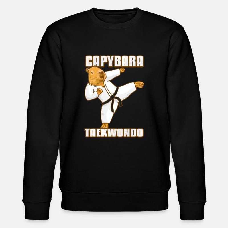 Taekwondo GI Capybara - Sweat bio CHANGER Stanley/Stella Unisexe - noir