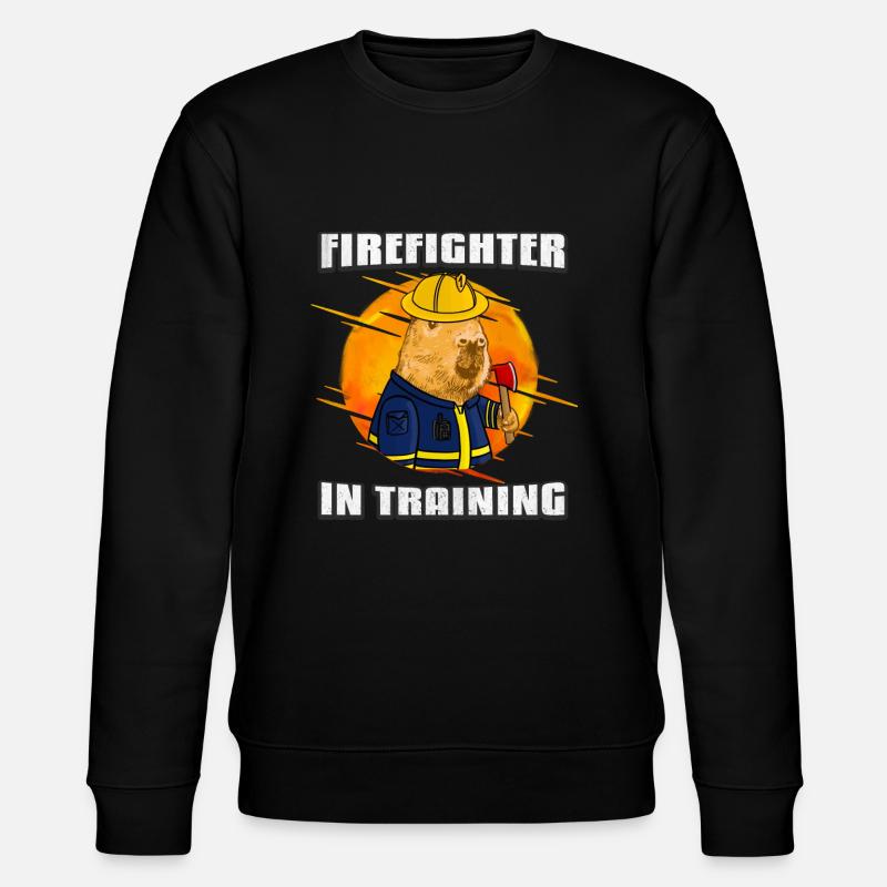 Pompier en formation - Sweat bio CHANGER Stanley/Stella Unisexe - noir