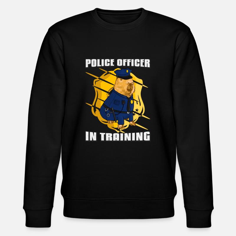 Polizei Ausbildung - Stanley/Stella Unisex Bio-Sweatshirt CHANGER  - Schwarz