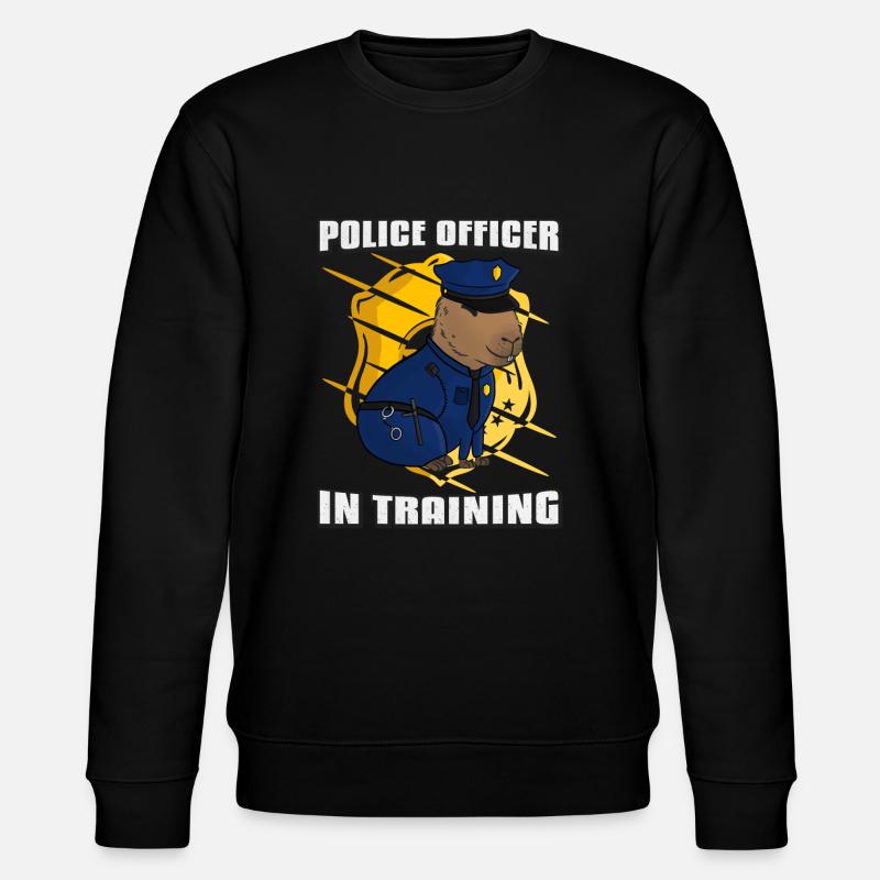 Polizei Ausbildung - Stanley/Stella Unisex Bio-Sweatshirt CHANGER  - Schwarz