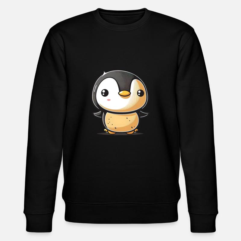 Bébé pingouin - Sweat bio CHANGER Stanley/Stella Unisexe - noir
