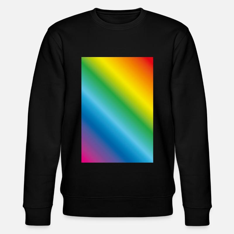 Flux arc-en-ciel - Sweat bio CHANGER Stanley/Stella Unisexe - noir