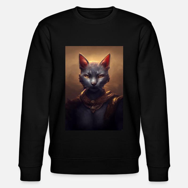 Chat guerrier - Sweat bio CHANGER Stanley/Stella Unisexe - noir