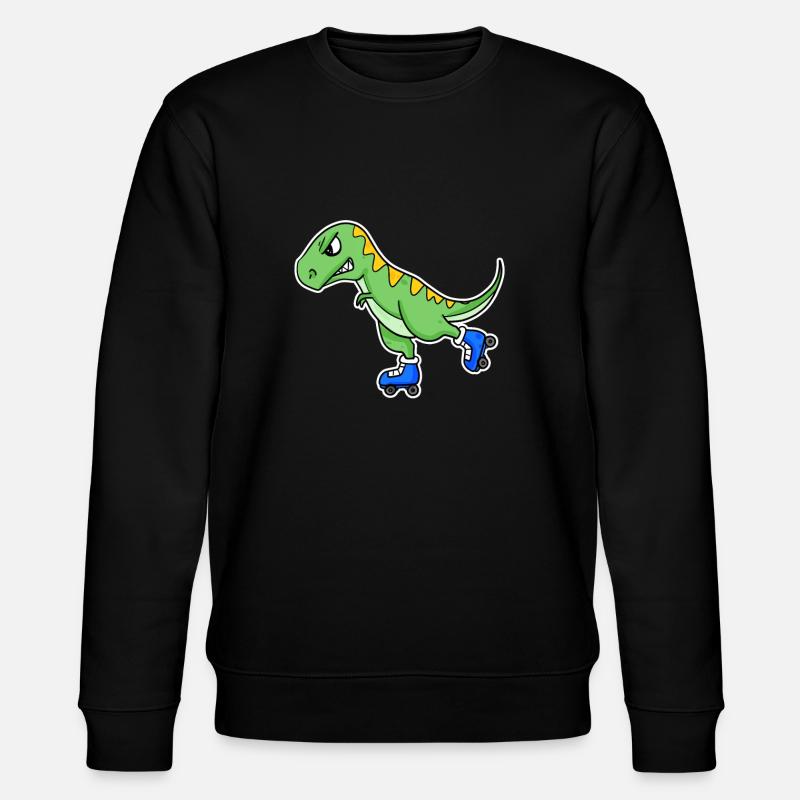 Inline Skating dinosaure - Sweat bio CHANGER Stanley/Stella Unisexe - noir