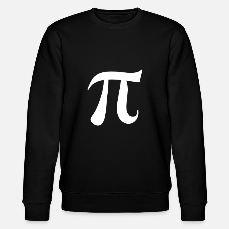 Pi signe blanc symbole - Sweat bio CHANGER Stanley/Stella Unisexe - noir