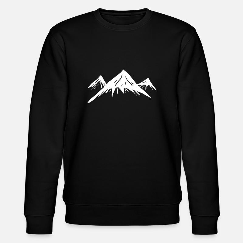 Berg Berge - Stanley/Stella Unisex Bio-Sweatshirt CHANGER  - Schwarz