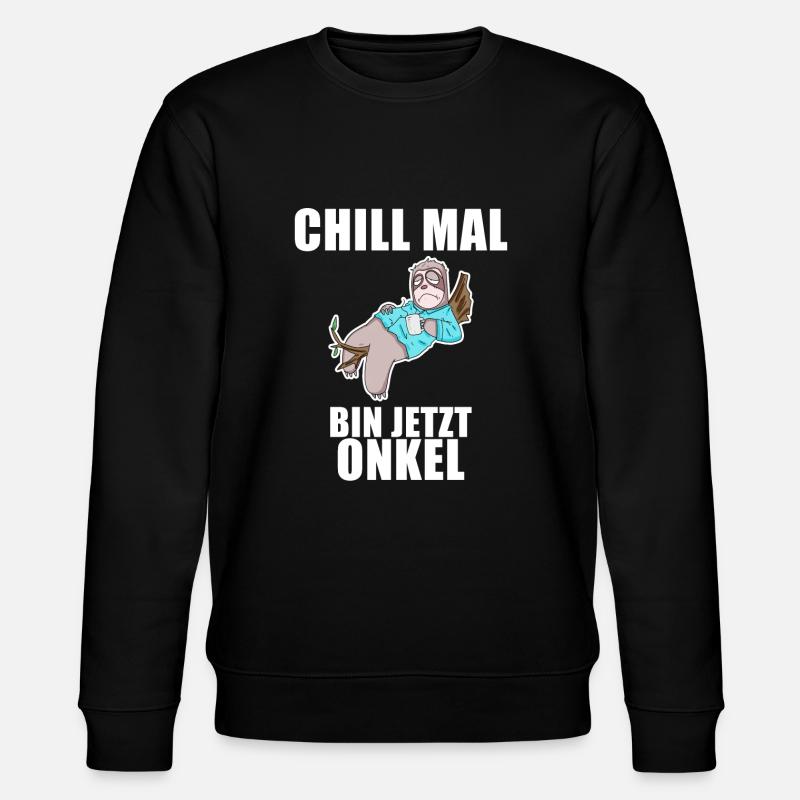 Neffe Onkel Geschenk - Stanley/Stella Unisex Bio-Sweatshirt CHANGER  - Schwarz