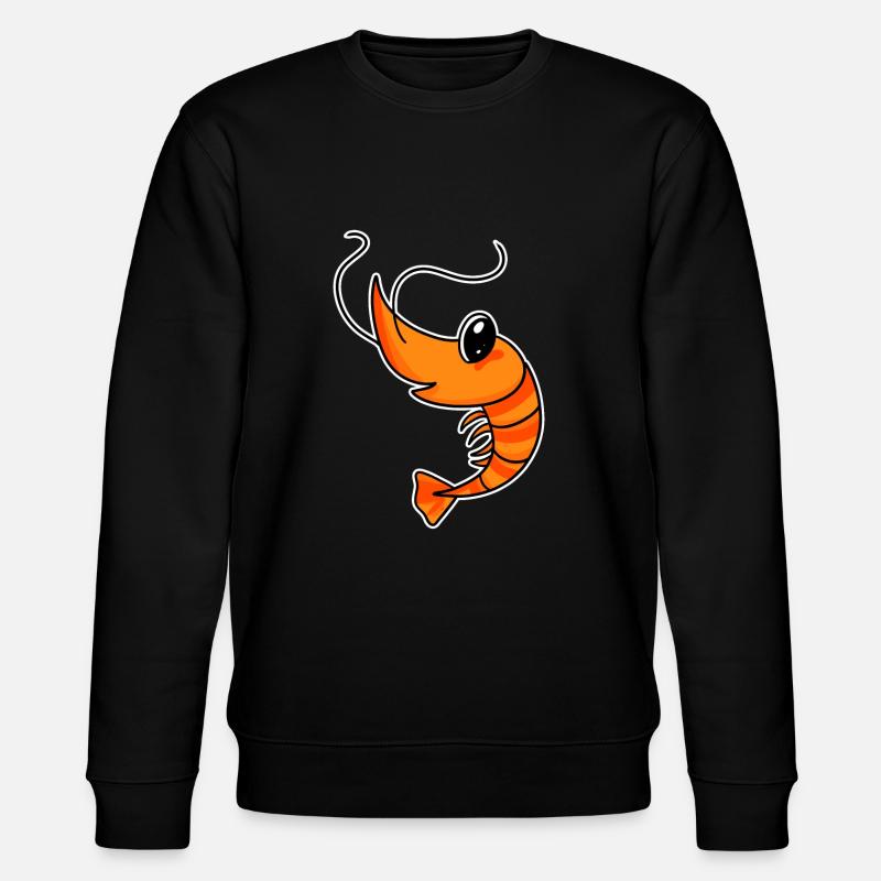 Garnele Garnelen - Stanley/Stella Unisex Bio-Sweatshirt CHANGER  - Schwarz