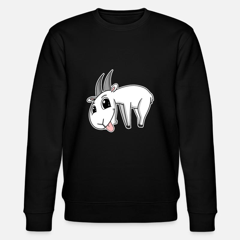Goat Goat Buck - Stanley/Stella CHANGER Unisex Organic Sweatshirt - black