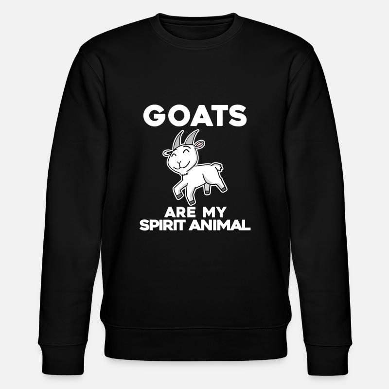 Chèvre Chèvre Buck - Sweat bio CHANGER Stanley/Stella Unisexe - noir