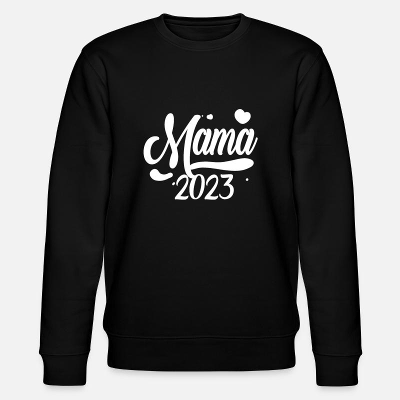 Mama 2023 Mutter - Stanley/Stella Unisex Bio-Sweatshirt CHANGER  - Schwarz